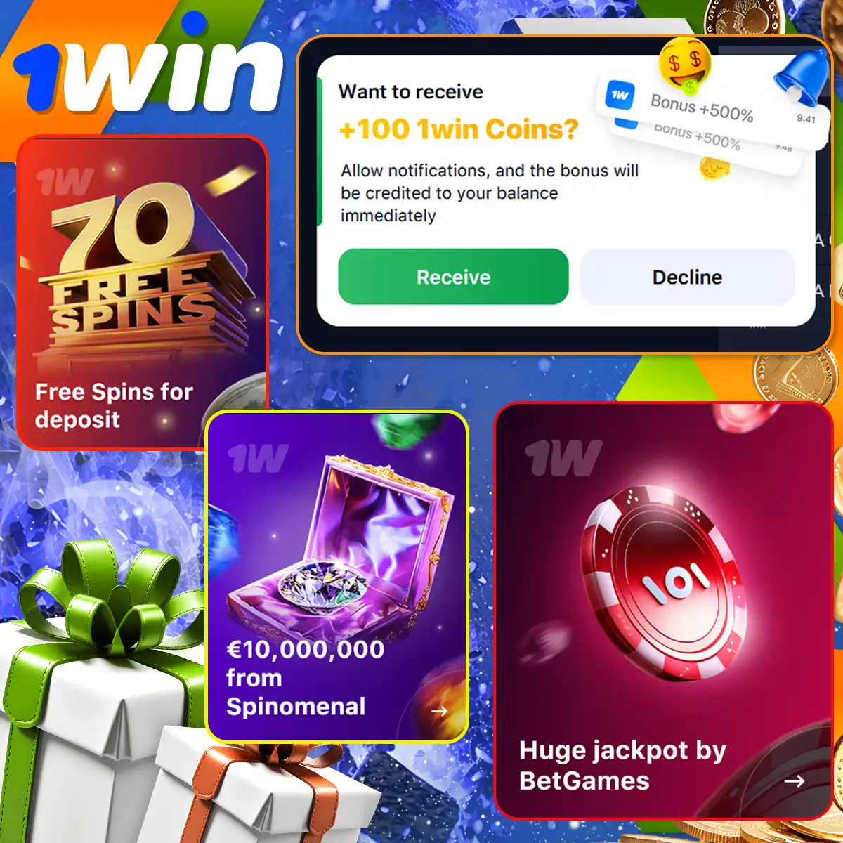 1Win Bonus Program in India