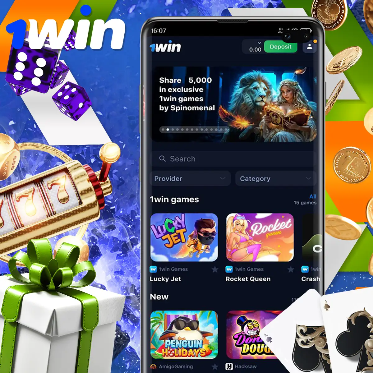 Games in 1Win Casino